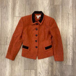 Ann Taylor Wool Blend Tweed Blazer - Size 6